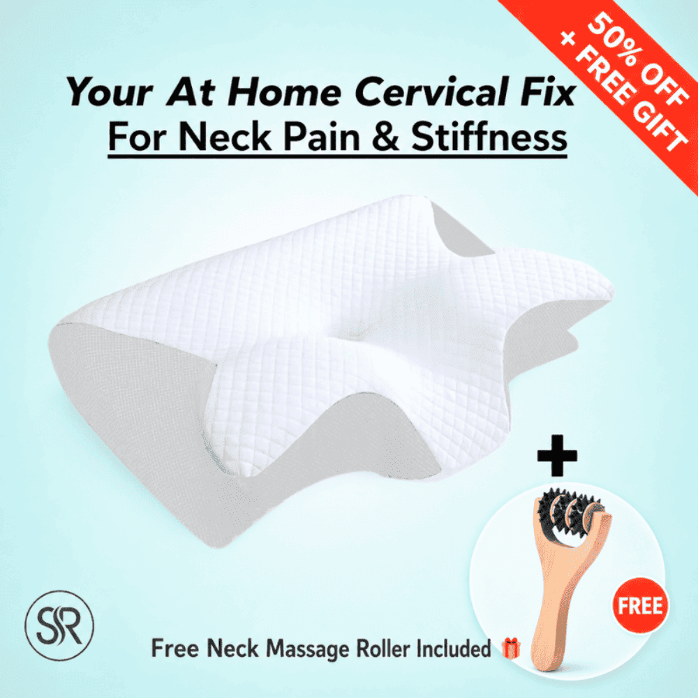 Ergonomic Butterfly Cervical Pillow
