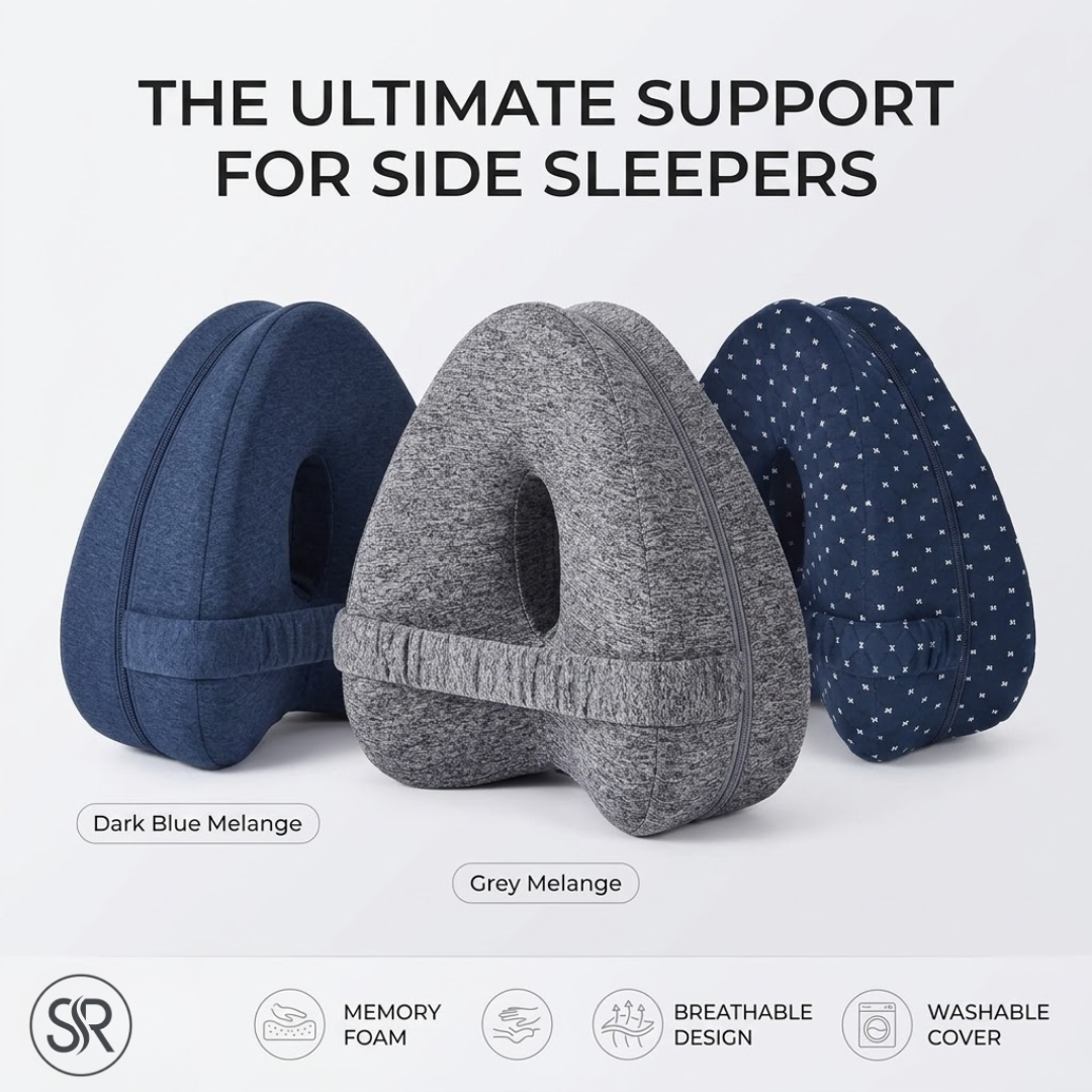 SpineRelief™ Ergonomic Memory Foam Knee Pillow