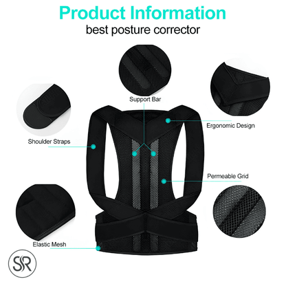 PostureFix — Adjustable Back & Shoulder Corrector Brace