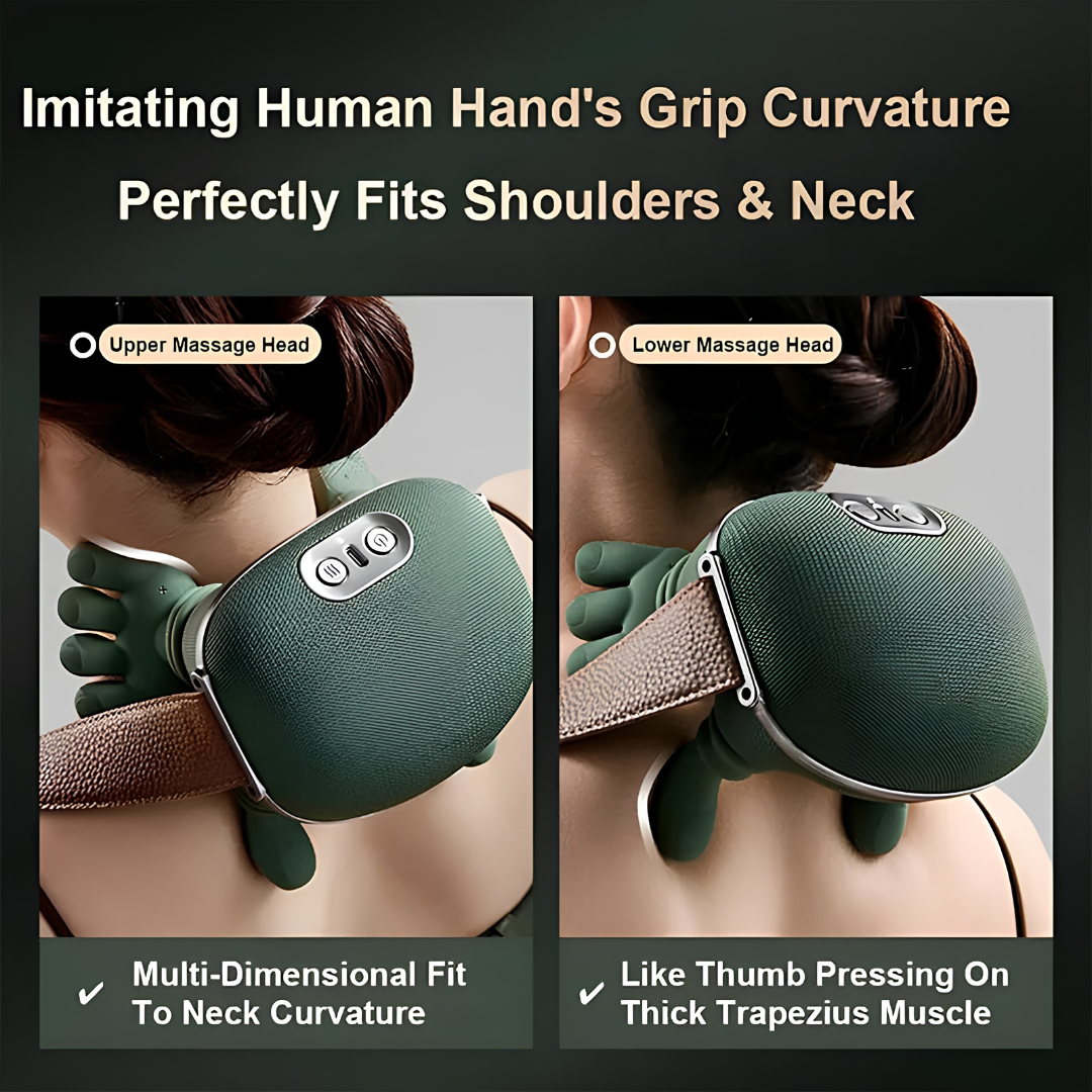 SpineRelief™ 4D Shiatsu Neck & Shoulder Massager