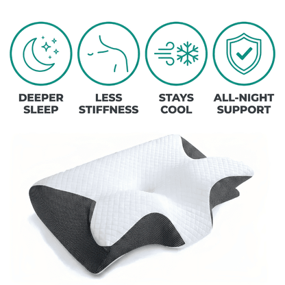 Ergonomic Butterfly Cervical Pillow