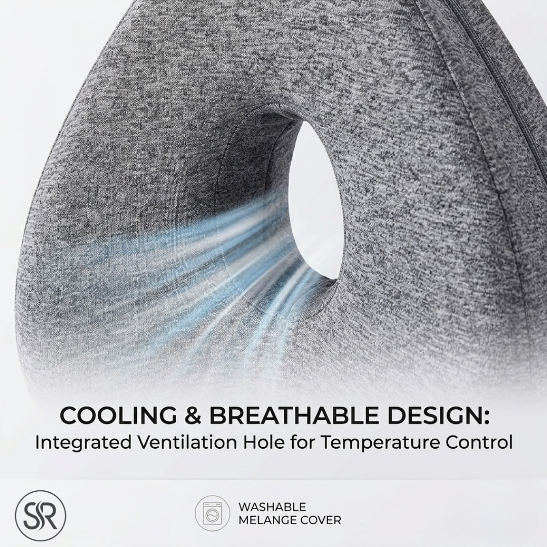 SpineRelief™ Ergonomic Memory Foam Knee Pillow
