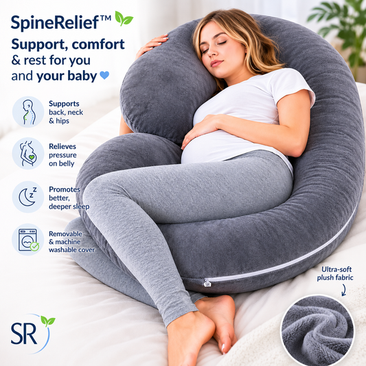 SpineRelief™ Ergonomic Cloud-Sleep Body Pillow