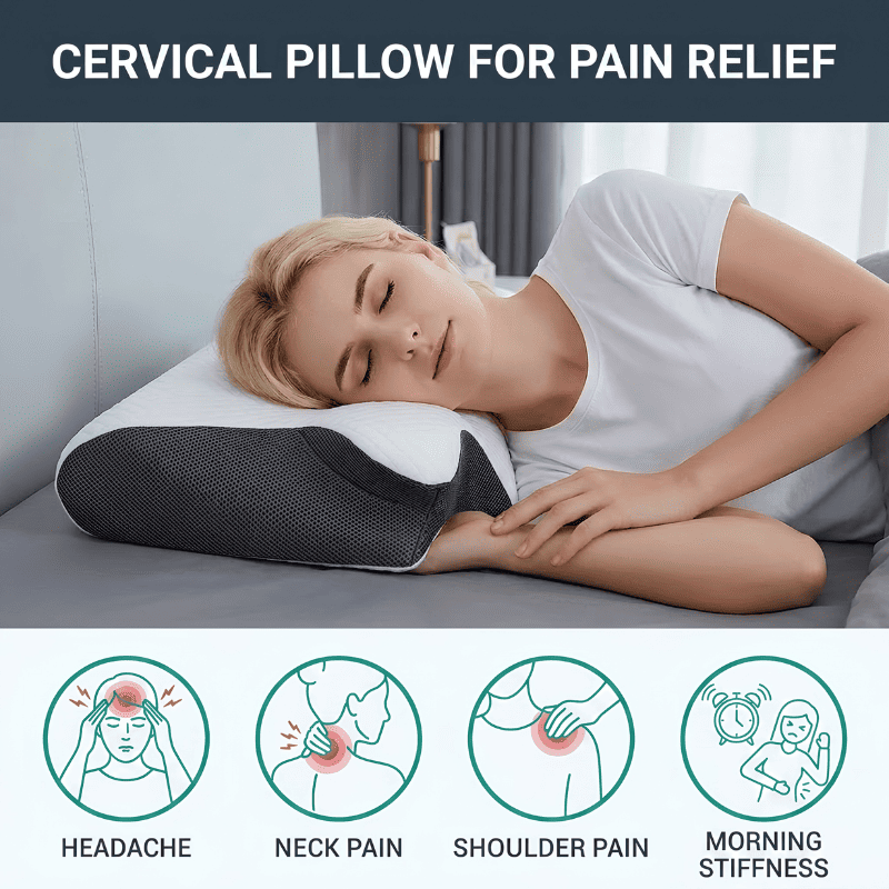 Ergonomic Butterfly Cervical Pillow