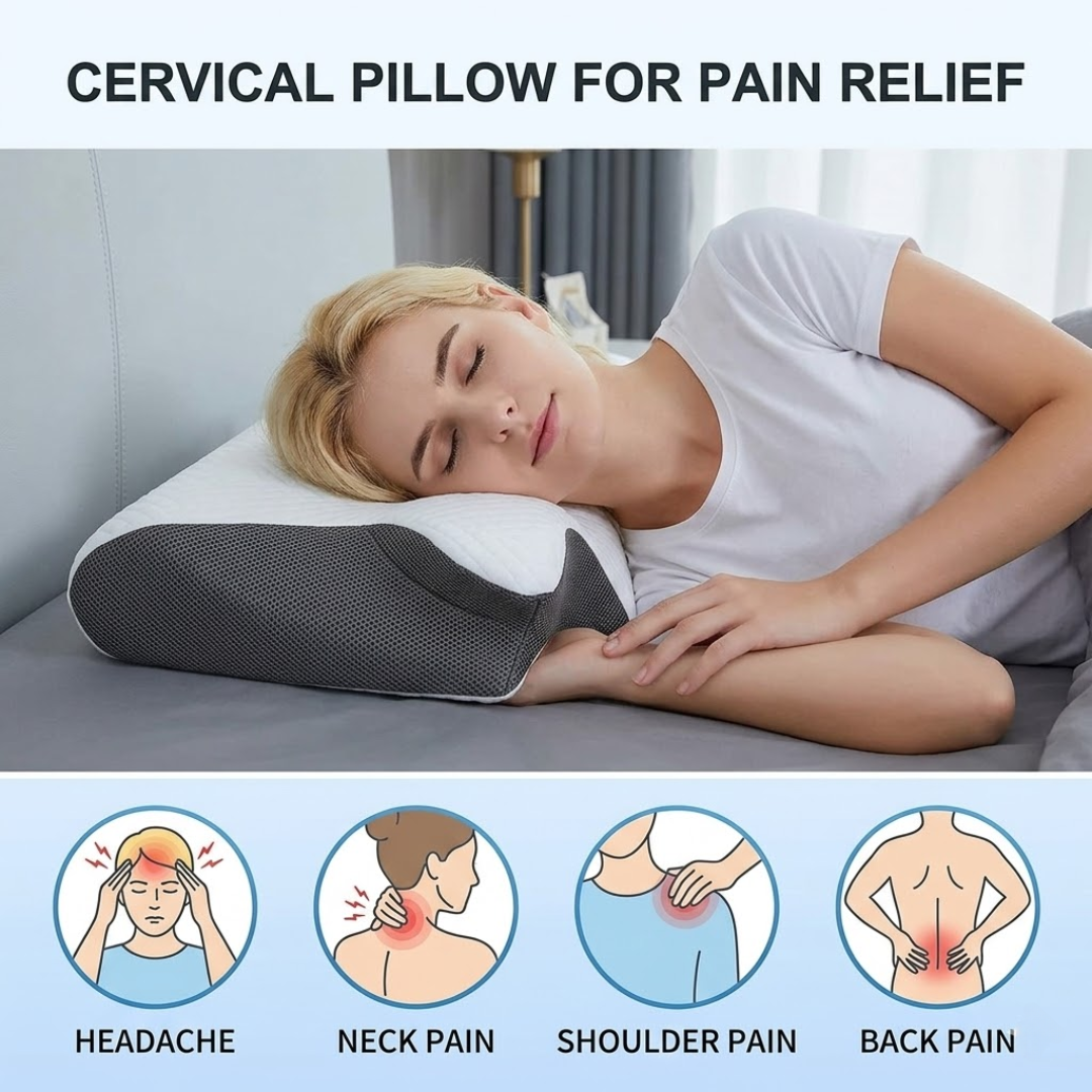 SpineRelief™ Ergonomic Butterfly Cervical Pillow