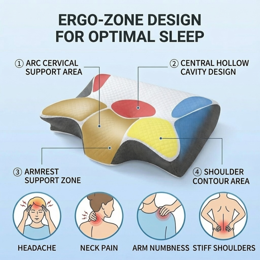 SpineRelief™ Ergonomic Butterfly Cervical Pillow
