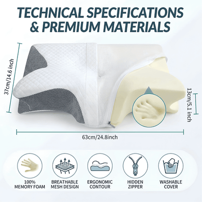 Ergonomic Butterfly Cervical Pillow