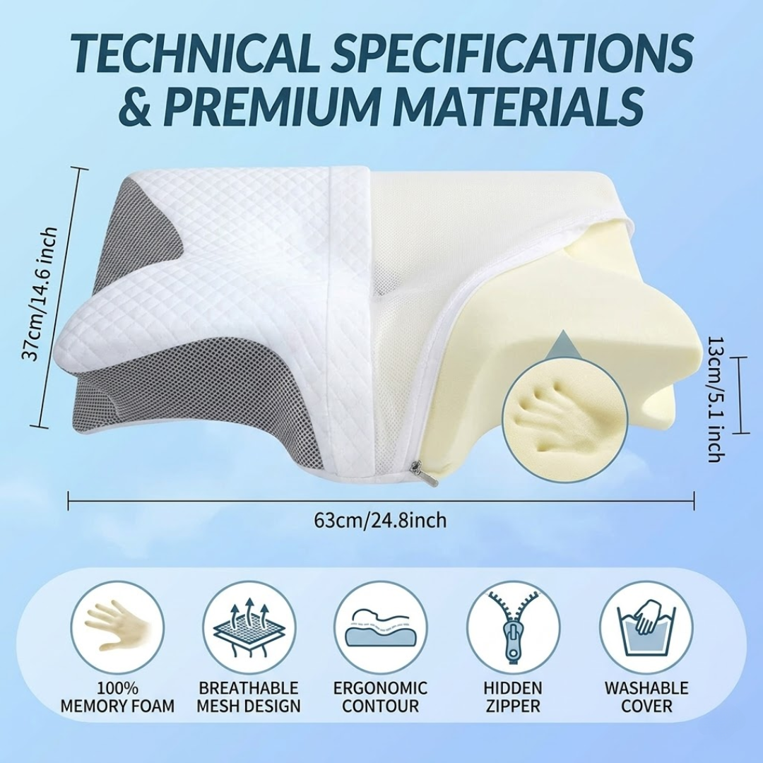SpineRelief™ Ergonomic Butterfly Cervical Pillow