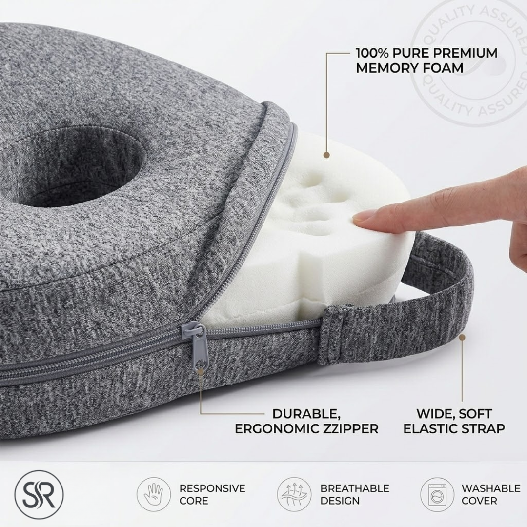 SpineRelief™ Ergonomic Memory Foam Knee Pillow
