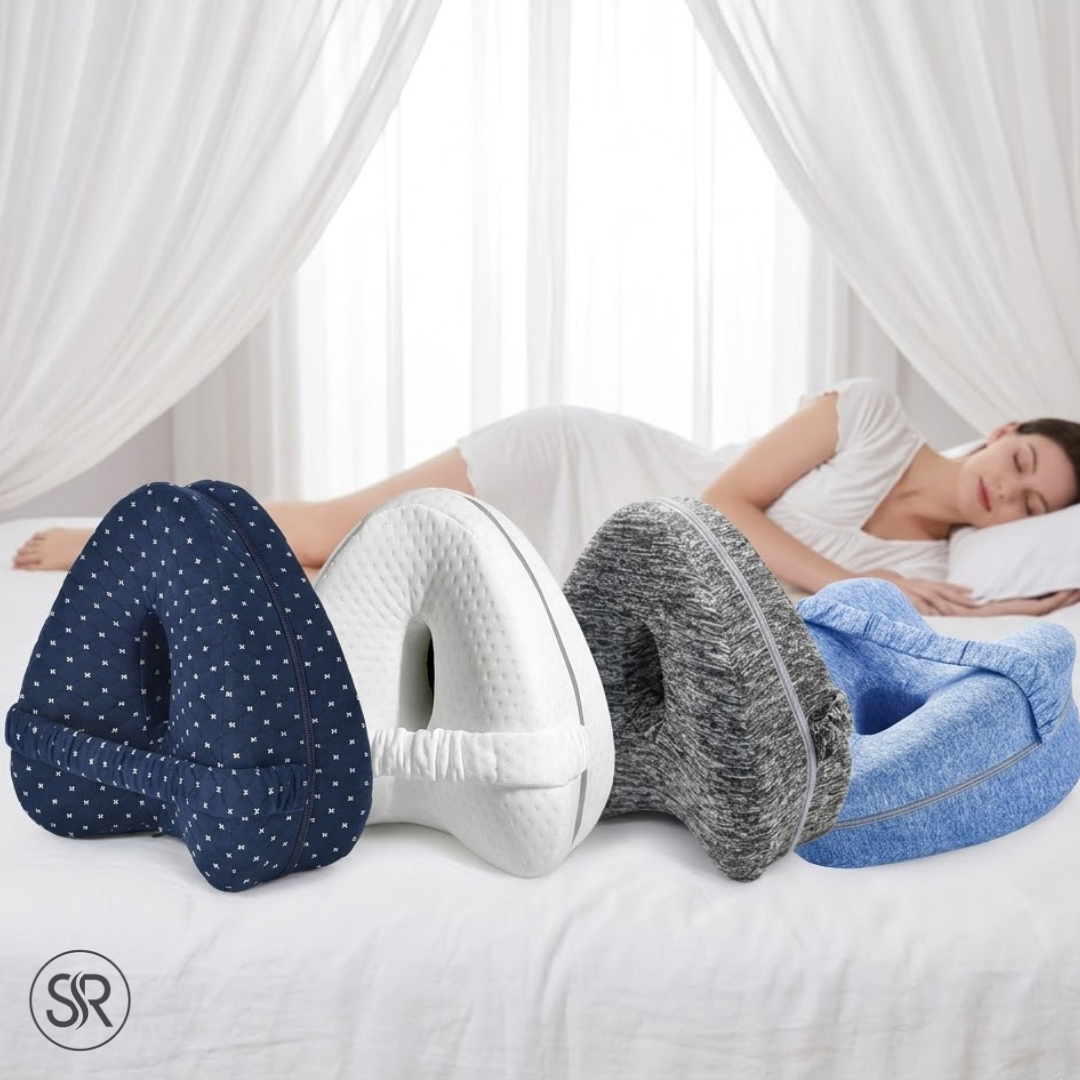 SpineRelief™ Ergonomic Memory Foam Knee Pillow