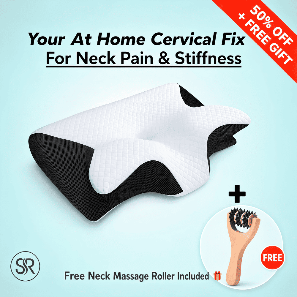Ergonomic Butterfly Cervical Pillow