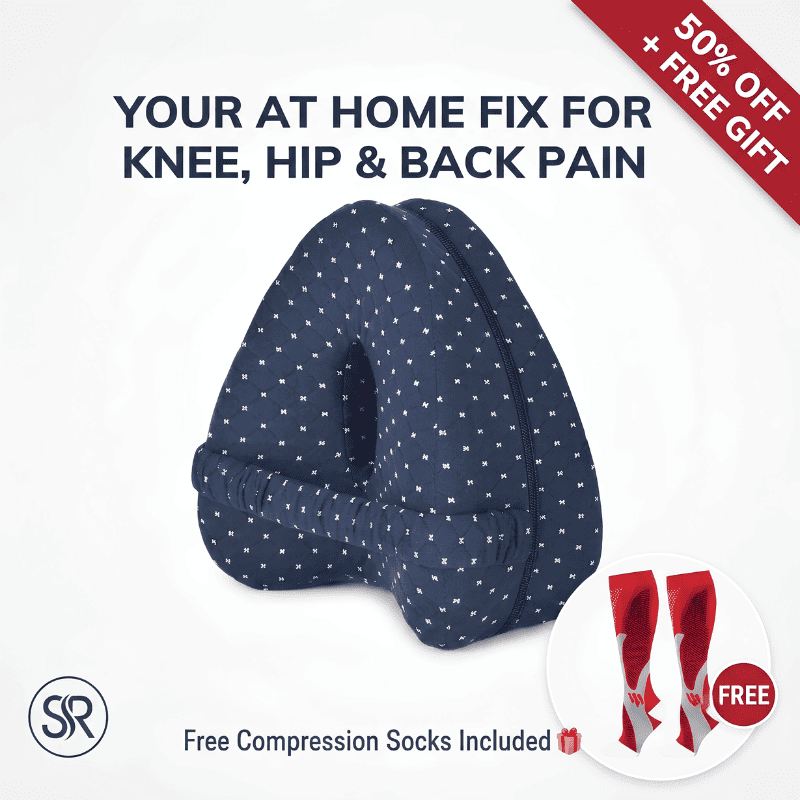 Ergonomic Memory Foam Knee Pillow