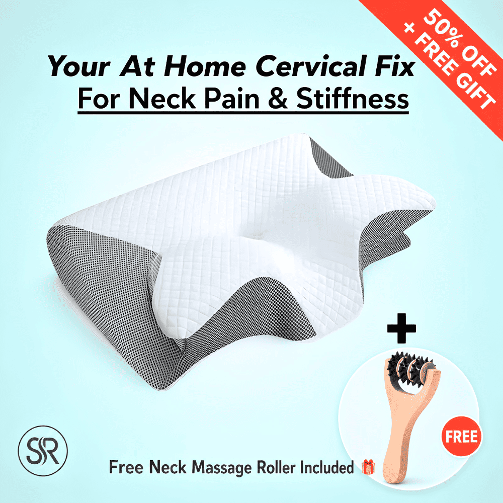 Ergonomic Butterfly Cervical Pillow